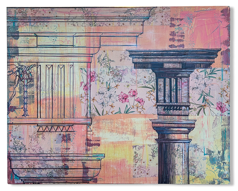 Capitelli di Manuel Felisi alla Galleria d'Arte San Polo di Venezia - arte contemporanea e pittura