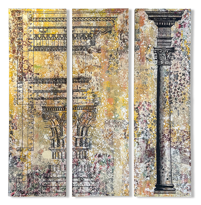 Capitelli di Manuel Felisi alla Galleria d'Arte San Polo di Venezia - arte contemporanea e pittura