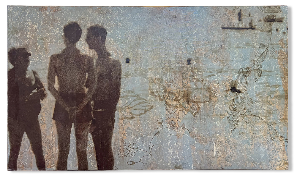 Spiaggia di Manuel Felisi alla Galleria d'Arte San Polo di Venezia - arte contemporanea e pittura