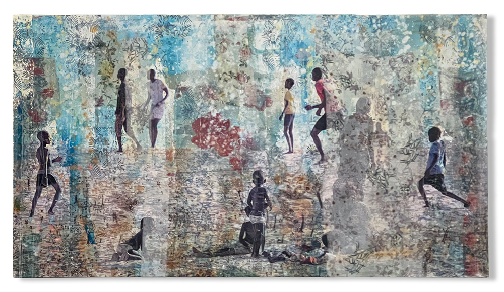 Spiaggia di Manuel Felisi alla Galleria d'Arte San Polo di Venezia - arte contemporanea e pittura