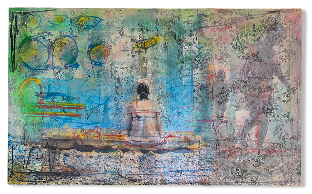 Spiaggia di Manuel Felisi alla Galleria d'Arte San Polo di Venezia - arte contemporanea e pittura